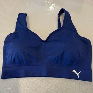 Puma Women's Navy Sports Bra